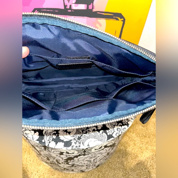Coach Black Signature C Large Cosmetic Case Toiletry Travel Bag Unisex F05094 - Picture 6 of 10